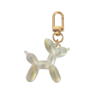 Blue Moon Studio™ Clear AB Balloon Dog Bag Charm