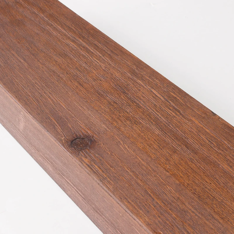 Wooden Wall-Mounted Wine Glass Floating Shelf