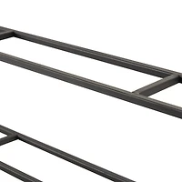 Black Metal  Oval 13 Bottle Wall Wine Rack with Beaded Frame