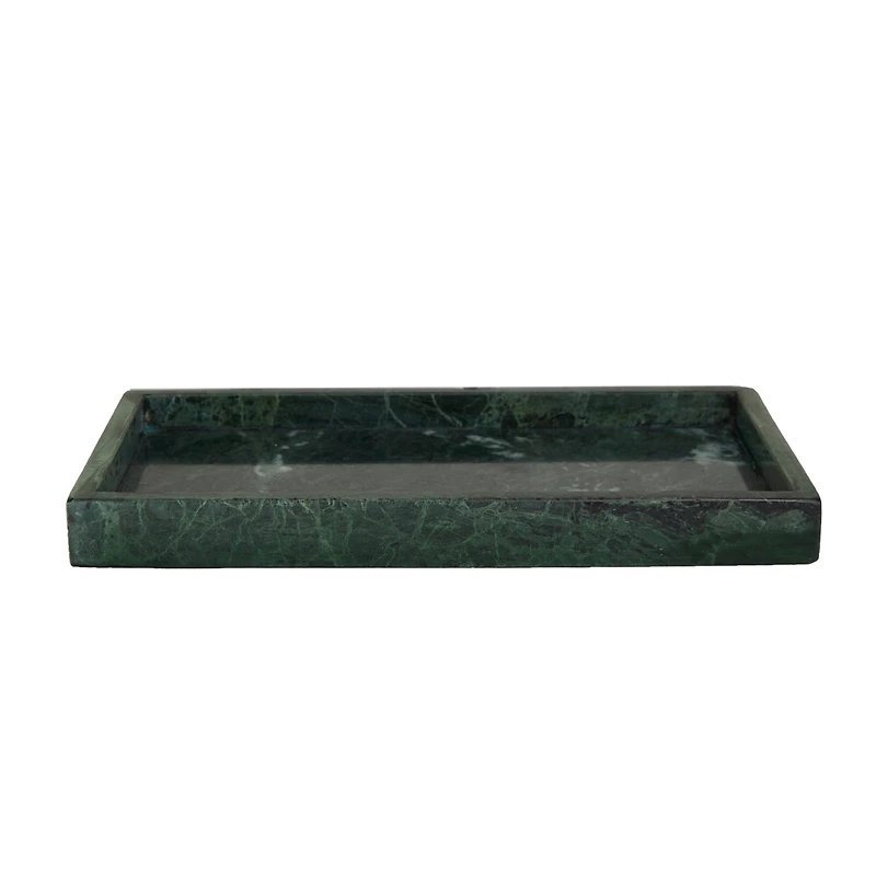 CosmoLiving by Cosmopolitan Green Marble Tray Set