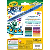 Crayola® CLICKS Retractable Markers™, 2 Packs of 10