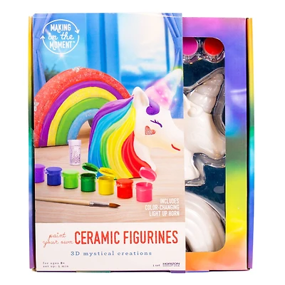 Making in the Moment™ 3D Ceramic Light Up Unicorn Figurine