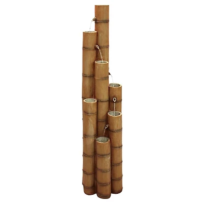 Design Toscano Cascading Bamboo Sculptural Fountain