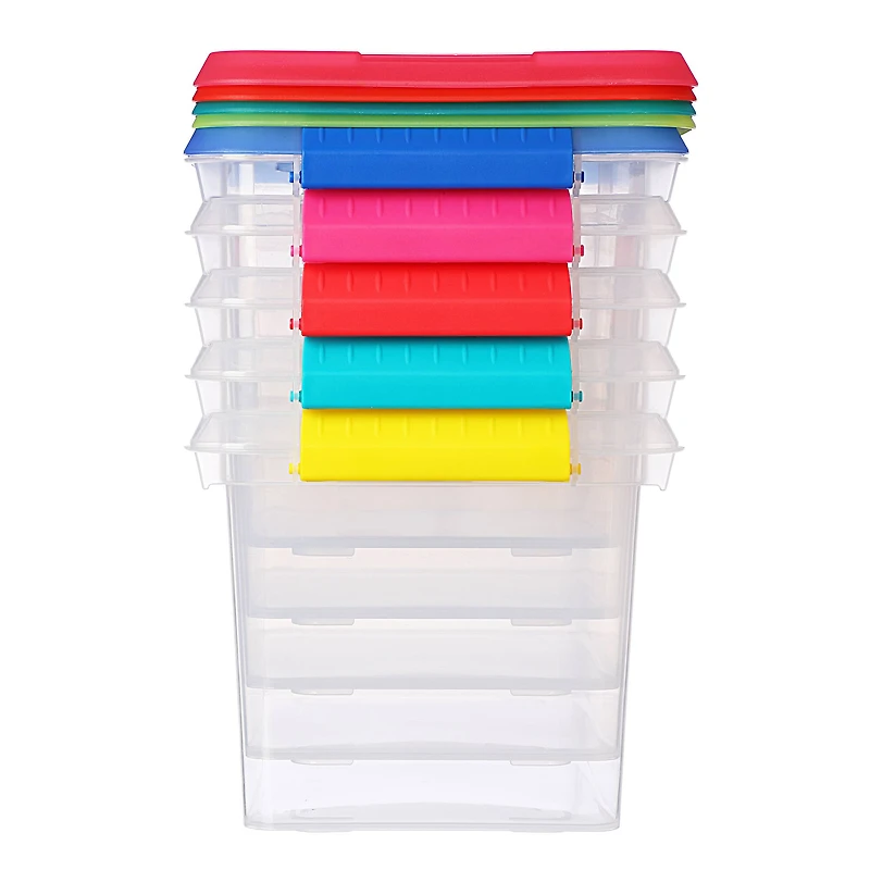 6.2qt. Storage Bins with Lids, 5ct. by Simply Tidy™