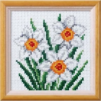 Orchidea Cross Stitch Kit Daffodils