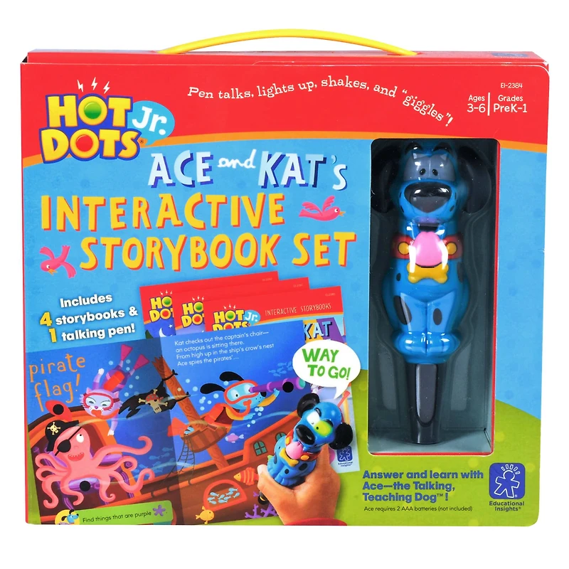 Hot Dots Jr. Ace & Kat's Interactive Storybook Set