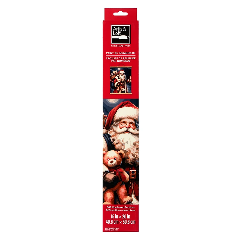 16" x 20" Classic Santa Paint-by-Number Kit by Artist's Loft™