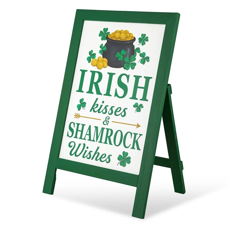Glitzhome® 24" St. Patrick'sWooden Porch Sign