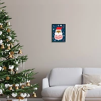Stupell Industries Have Merry Christmas Patterned Santa Framed Giclee Art