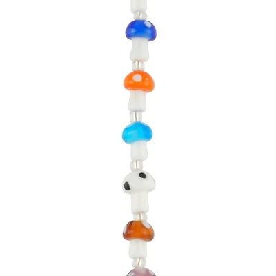 Multicolor Mushroom Lampwork Glass Bead Mix by Bead Landing™