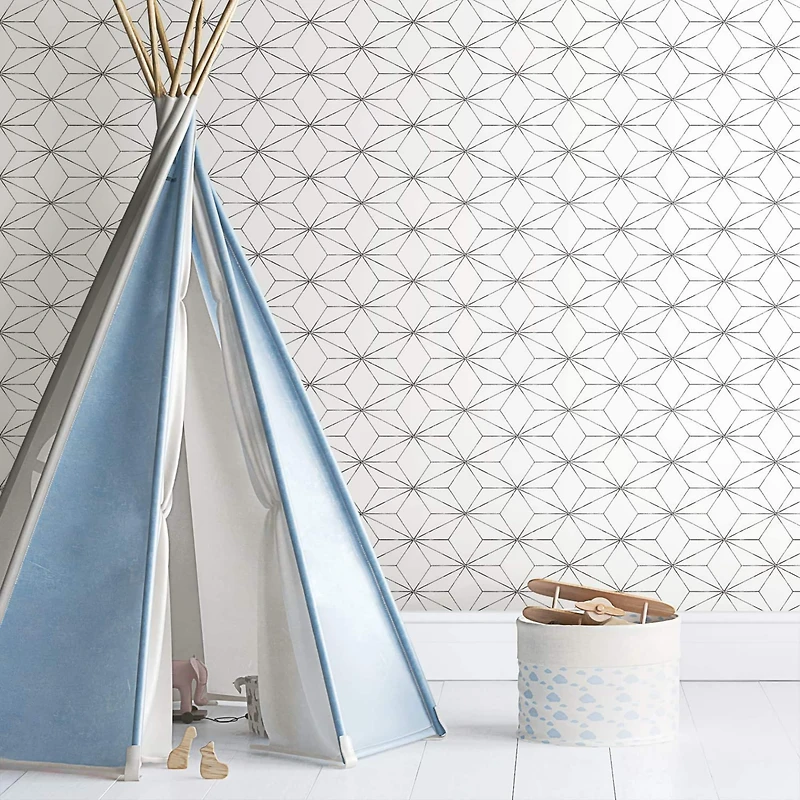 RoomMates Geo Blockstar Peel & Stick Wallpaper