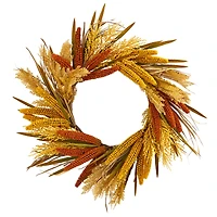 25" Sorghum Harvest Wreath