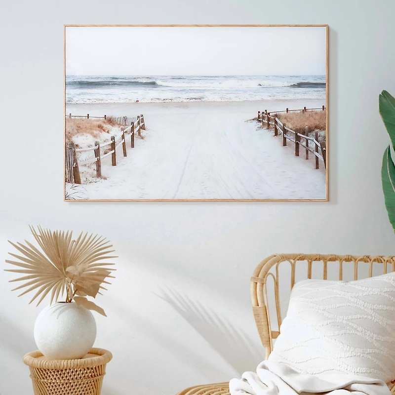 American Art Decor Path to Paradise Printed Glass - 30" x 20"