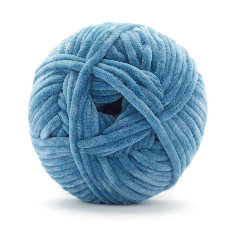 Chenille Home Slim™ Solid Yarn by Loops & Threads®