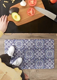 DII® Blue Tile Tufted Mat