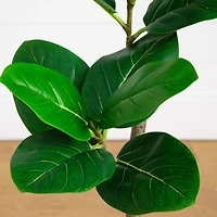 7ft. Artificial Curved Trunk Audrey Ficus Tree