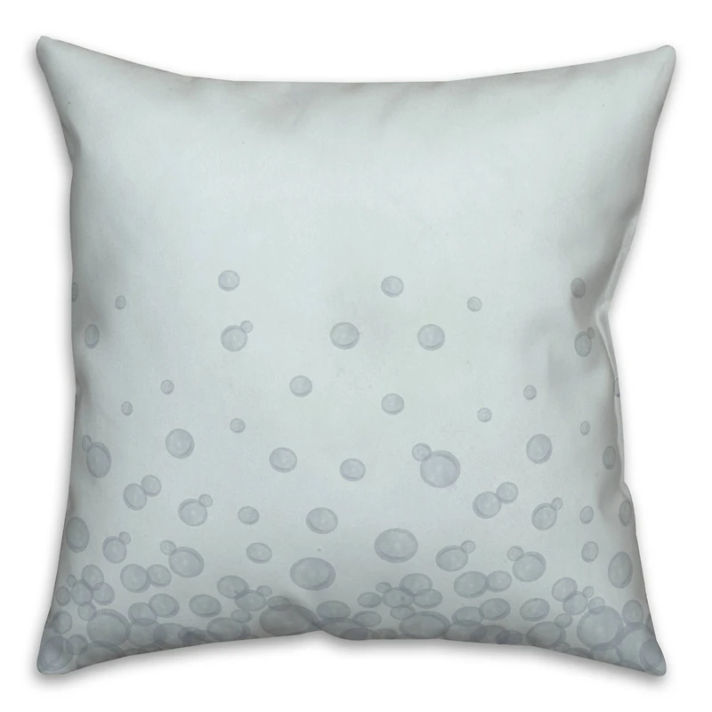 Bubbles Throw Pillow