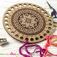 Wonderland Crafts Fair Isle Flower Thread Organizer Embroidery Kit