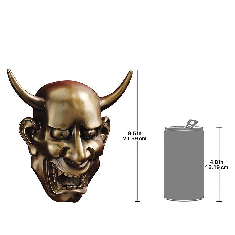 Design Toscano 8.5" Noh Hannya Demon Mask Wall Sculpture