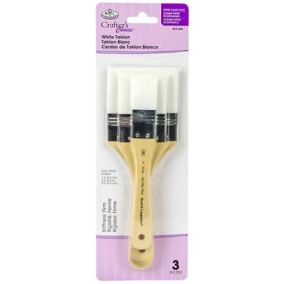 Royal & Langnickel® Crafter's Choice™ Large Area 3 Piece Brush Set