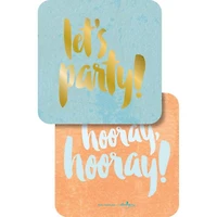 JAM Paper Let's Party Coasters, 60ct.
