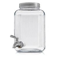 JoyJolt® 1 gal. Glass Fluted Drink Dispenser