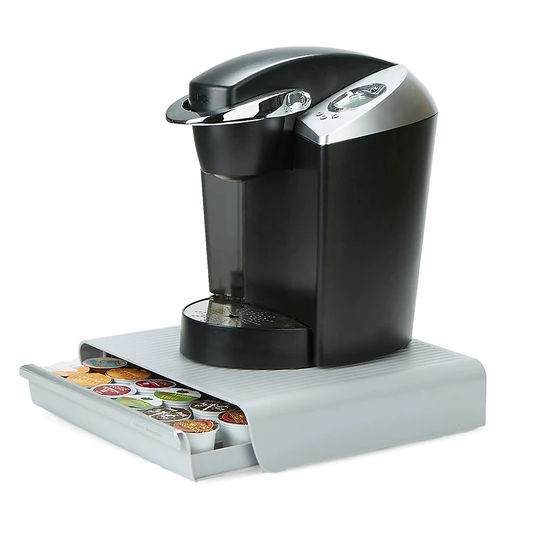Mind Reader Gray Single Serve Coffee Station & Pod Capsule Storage