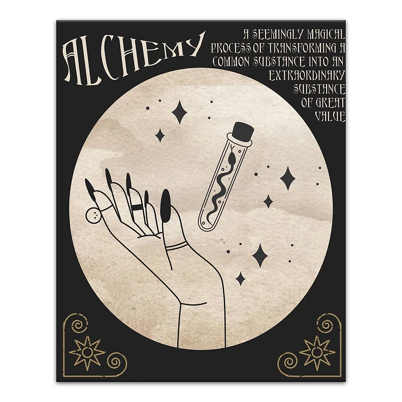 Alchemy Hand Potion 8 16" x 20" Canvas Wall Art