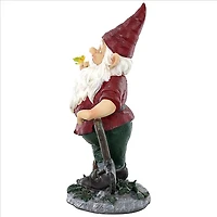 Design Toscano® 15.5" Birdy and Spader the Garden Gnome Statue