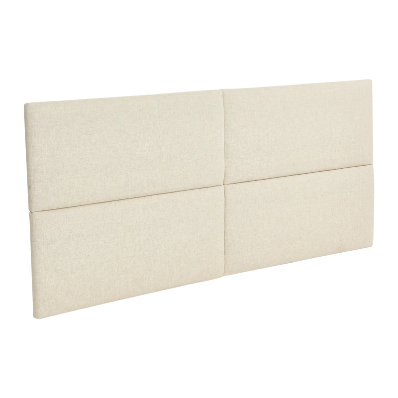 Hello Honey® NoSom Natural Sound Reducing 4-Panel Linen Blend Upholstered Headboard