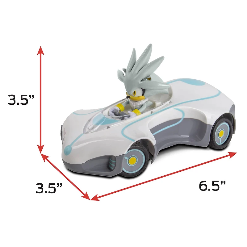 NKOK Sonic the Hedgehog™ Radio Control Driving Silver