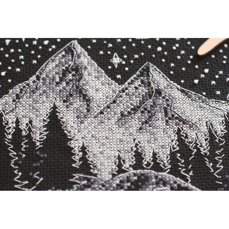 Abris Art In the Mountains with Frame Counted Cross Stitch Kit