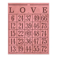 Valentine Bingo 8" x 10" Tabletop Canvas