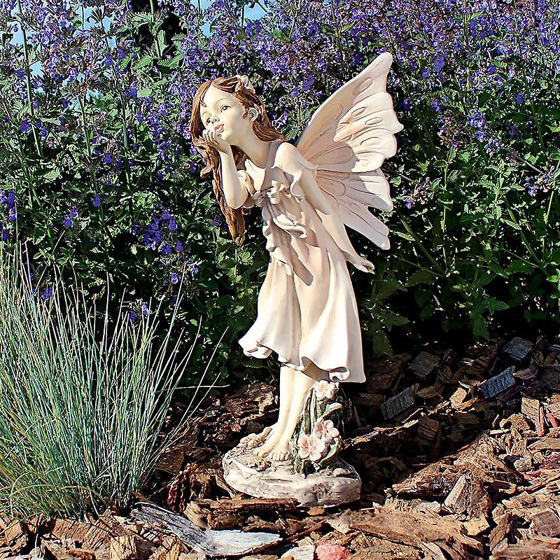 Design Toscano 13.5" Wildflower Meadows Fairies Blossom Garden Statue