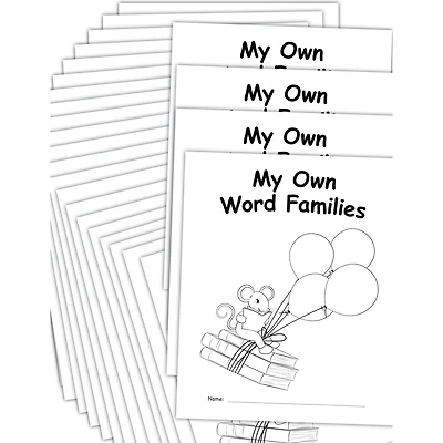 Teacher Created Resources® My Own Books: My Word Families Books, 25ct.