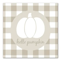 Hello Pumpkin Canvas Wall Art
