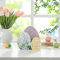 Glitzhome® 8" Easter Eggs Table Décor
