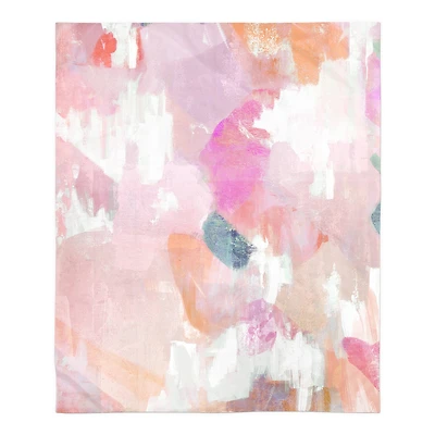 Funky Blush Misc. 50" x 60" Coral Fleece Blanket