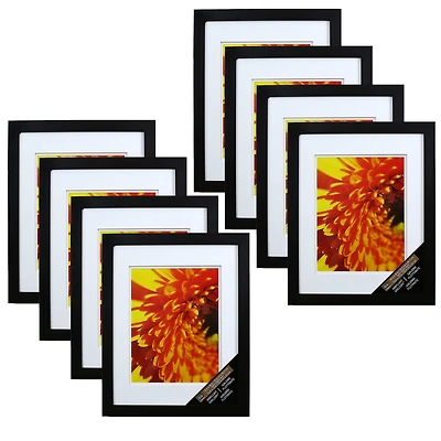 8 Pack: Black 10" x 13" Gallery Wall Frame with Double Mat by Studio Décor®