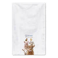 Baby Farm Animals Welcome 16" x 25" Towel Set