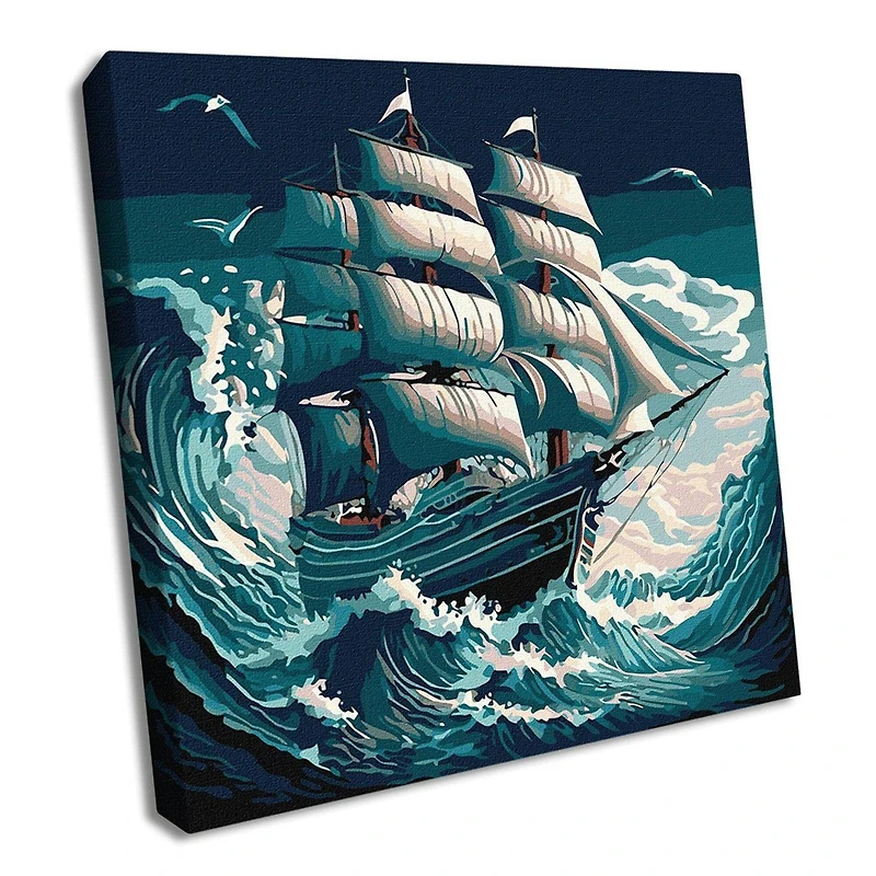 Ideyka Storm on the Sea Painting by Numbers Kit