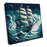 Ideyka Storm on the Sea Painting by Numbers Kit