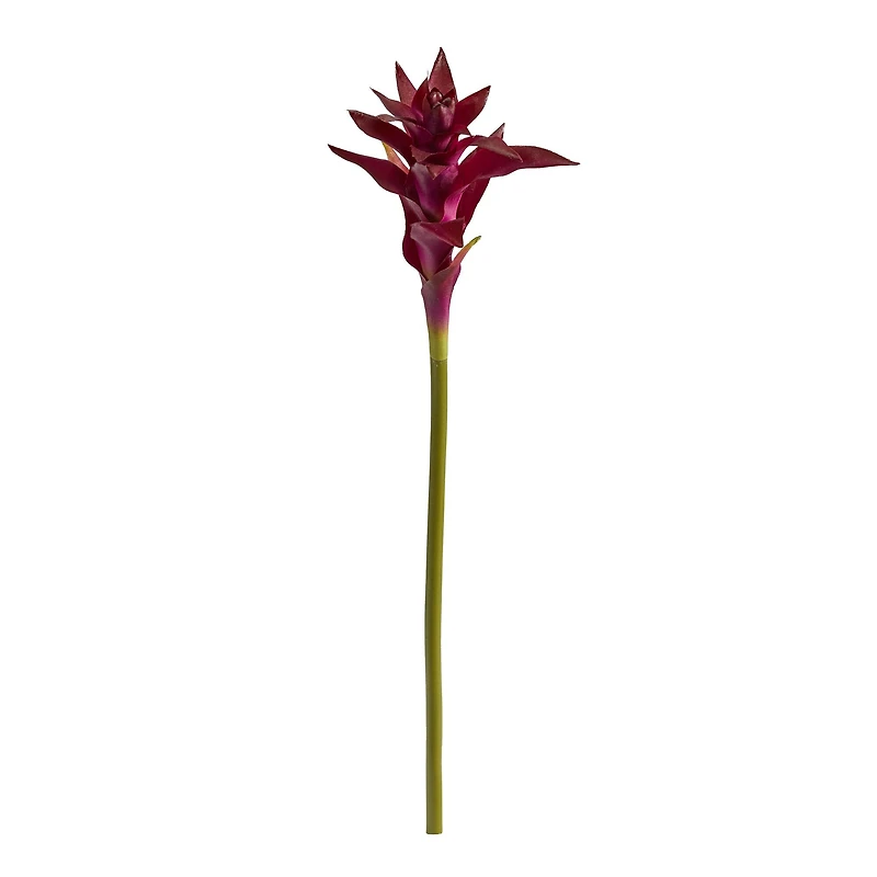 Pink Star Bromeliad Artificial Flower Stem, 6ct.