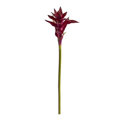 Pink Star Bromeliad Artificial Flower Stem, 6ct.
