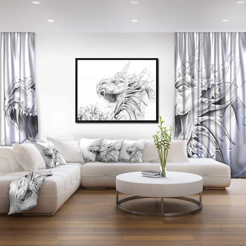 Designart - Dragon Tattoo Sketch