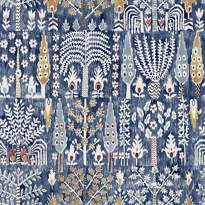 RoomMates Blue Persian Ikat Peel & Stick Wallpaper