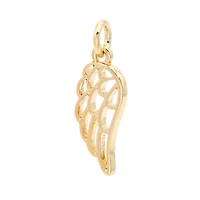 14K Gold Plated Wing Charm by Bead Landing™