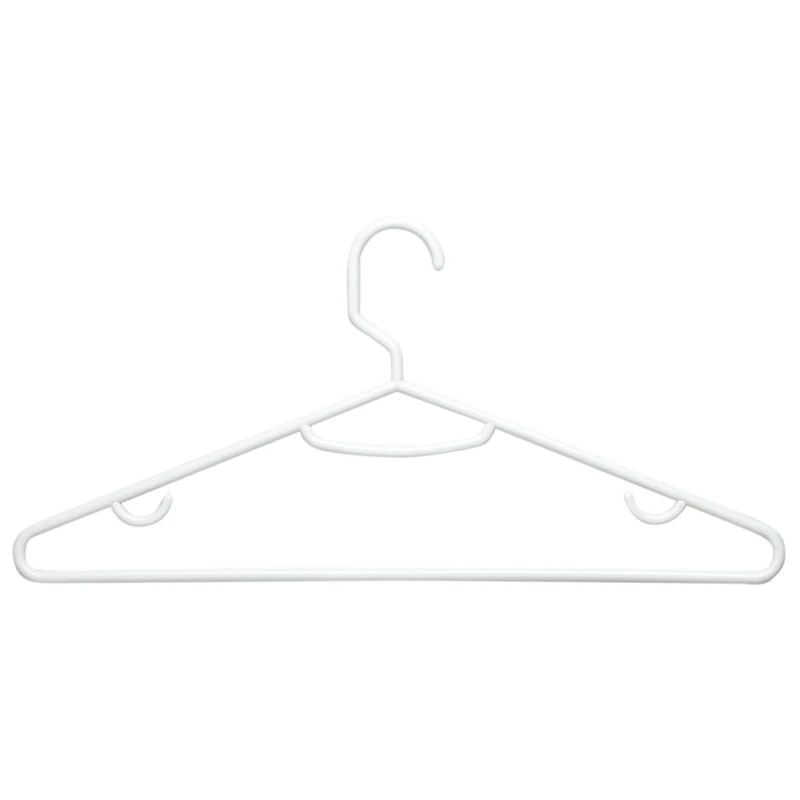 Honey Can Do White Recycled Plastic Hangers, 60ct.