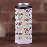 Stacked Teacup Pattern 12oz. Koozie
