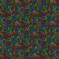 Fabric Traditions Rainbow Sugar Skulls Cotton Fabric